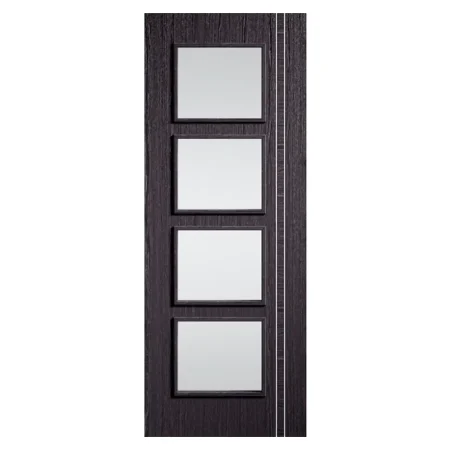 LPD Zanzibar Glazed 4L Door Pre-Finished Ash Grey