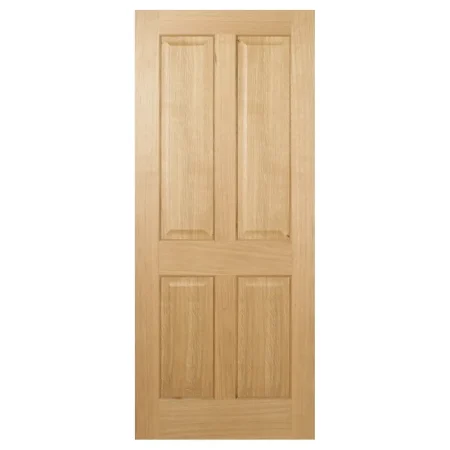 LPD Regency 4 Panel Door Pre-Finished Oak