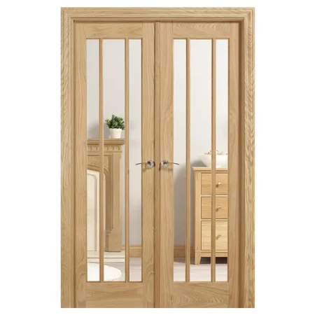 LPD Lincoln Oak W4 Room Divider Internal Unfinished Door