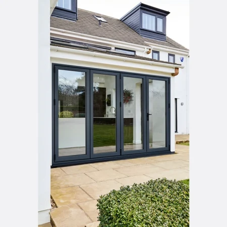 LPD Aluvu bifold Pre-finished Door 14FT - Anthracite Grey