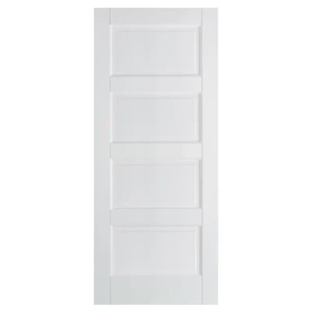 LPD Contemporary Solid Fire Door - White Primed