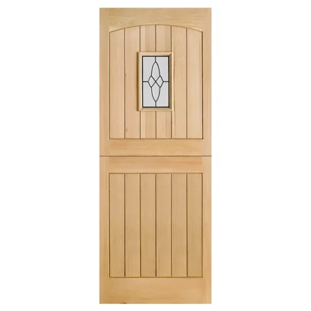 LPD Cottage Stable Internal Door 1L Glazed - Oak