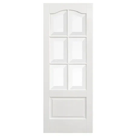 LPD Kent Glazed 6L Internal Door White Primed