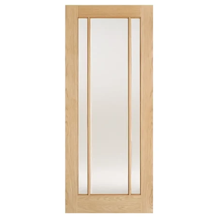 LPD Lincoln Internal Door Glazed Solid Oak