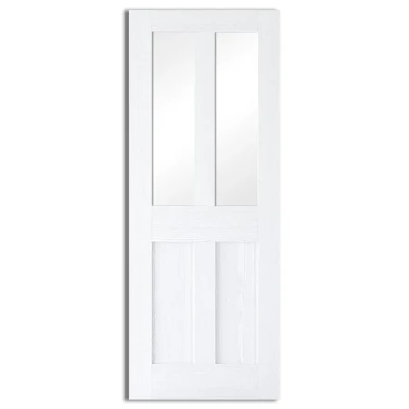 LPD London Glazed 2L Door White Grain