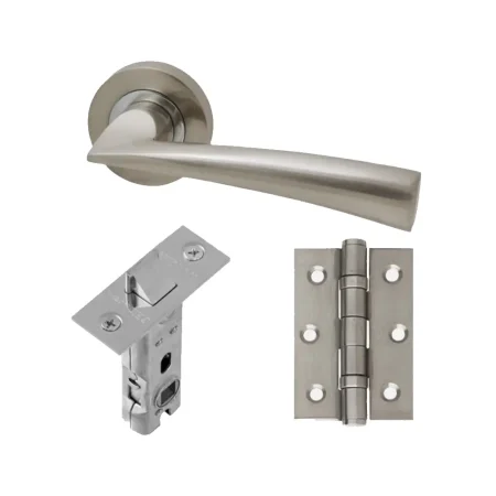 LPD Mars Door Handle Pack Chrome & Nickel