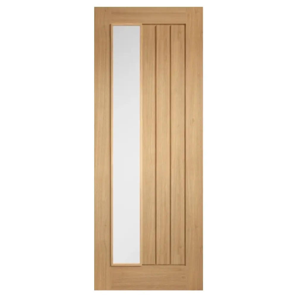 LPD Mexicano Clear Glazed Door Oak Pre-Finished