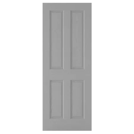 LPD Moulded 4P Internal Door Textured - Grey