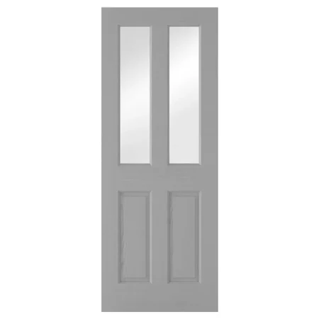 LPD Moulded Internal Glass Door 2P/2L Grey