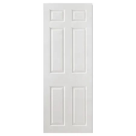 LPD Moulded Smooth Square Door 6P Top Primed White