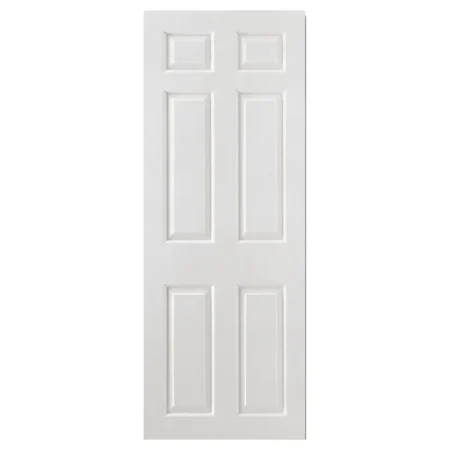 LPD Moulded Smooth Square Fire Door 6P White Primed