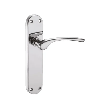 LPD Musca Door Handle Polished Chrome Hardware Pack