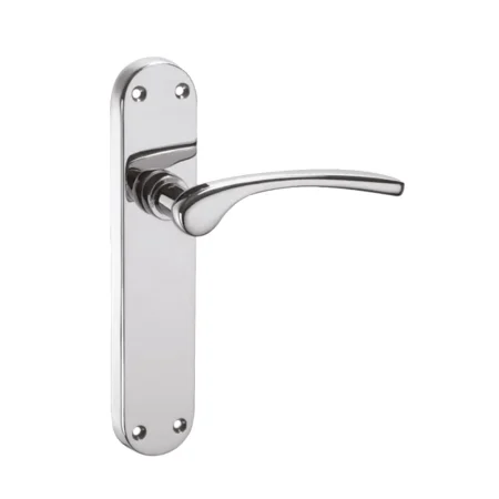 LPD Musca Privacy Door Handle Polished Chrome Hardware Pack