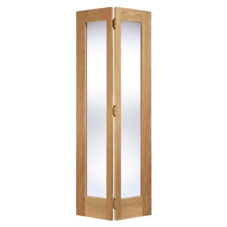 LPD Pattern 10 Bi-Fold Glazed Door - Oak