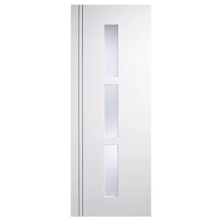 LPD Sierra Blanco Door White 3L Glazed Pre-Finished