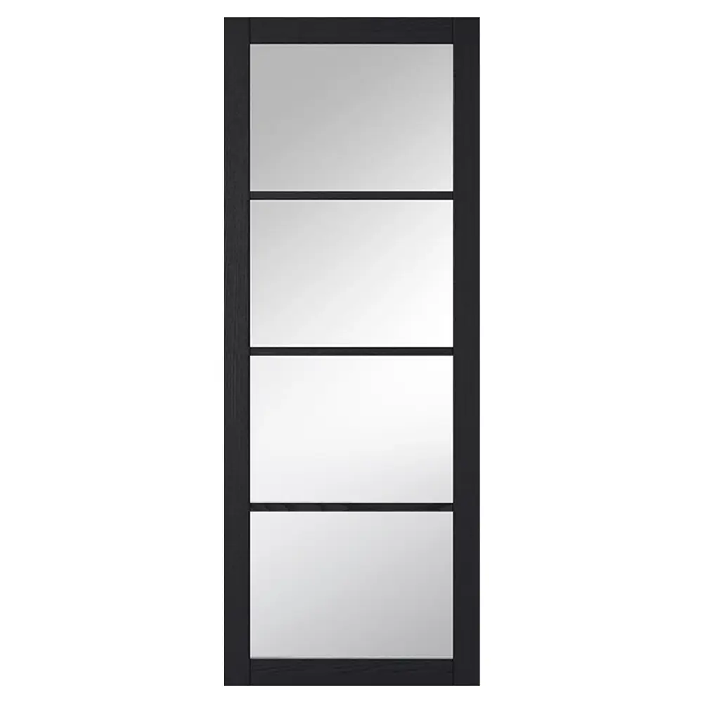LPD Soho Glazed 4L Door Dark Charcoal Prefinished