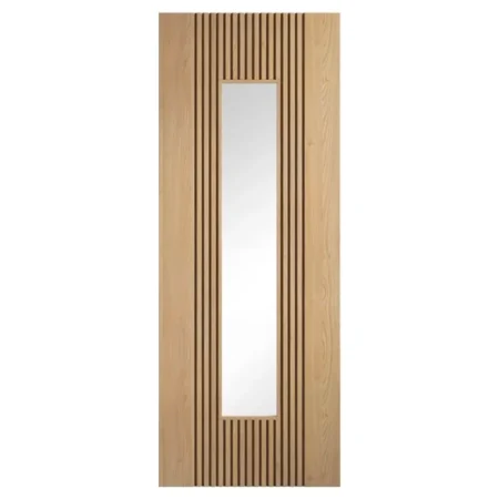LPD Sydney Clear Glazed Door Pre-finished Oak