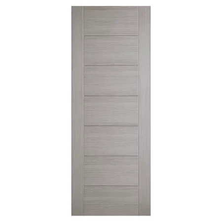 LPD Hampshire Light Grey Fire Door Prefinished