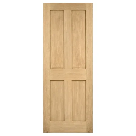 LPD London Internal Fire Door Solid Oak Unfinished