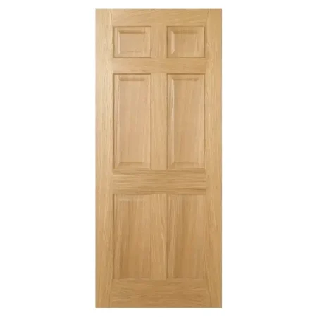LPD Regency Internal Fire Door 6 Panel Pre-Finished Oak