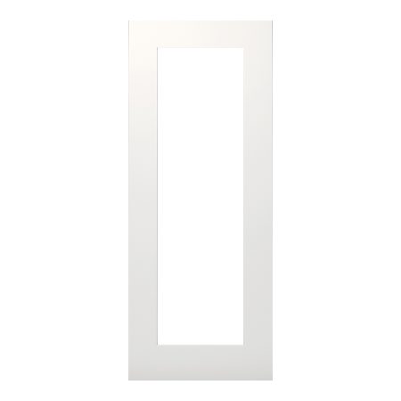 Deanta Denver Clear Glazed Door White Primed