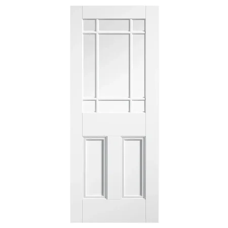 LPD Downham 9L Glazed Door Primed White