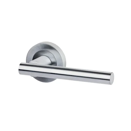 LPD Hyperion Door Handle Pack Satin Chrome Tone