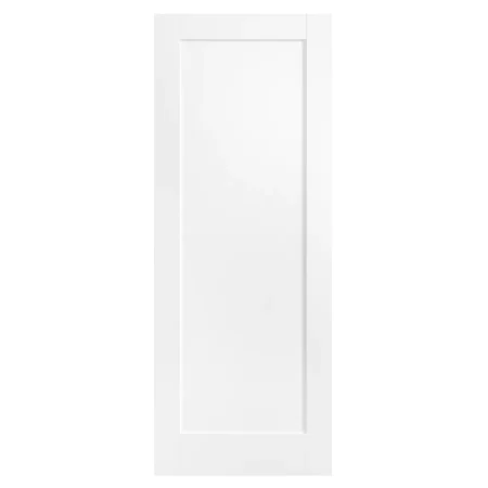 LPD Internal Fire Door Pattern 10 One Panel White