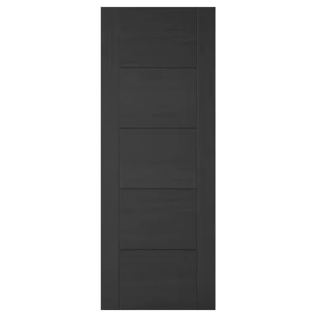 LPD Vancouver 5 Panel Fire Door Charcoal Black
