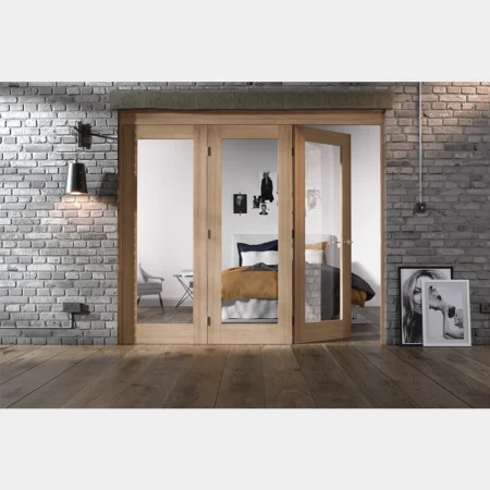 LPD Roomfold Frame Unfinished Oak 3+0
